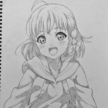 高海 千歌 模写