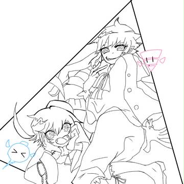 妖精擬人化落書き2