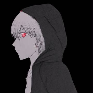黒パーカー
