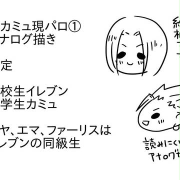 主カミュ現パロ①