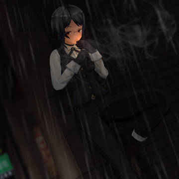 突然の雨
