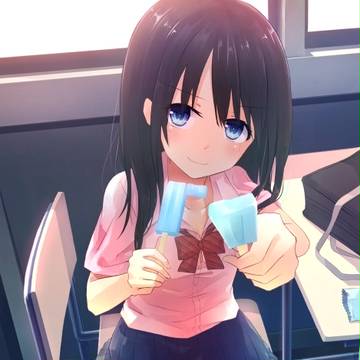 半分こ、だよ・・？？