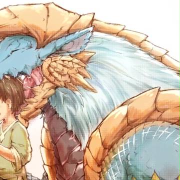 ジンオウガに頭あぐあぐ(甘噛み)されたい