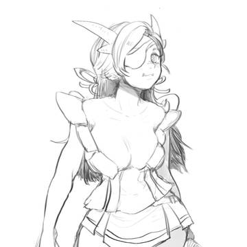 竜眼帯剣闘士