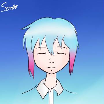 Light blue ~