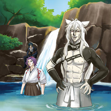 小狐丸と滝