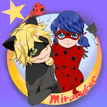 miraculous Lady bug and Cat Noir