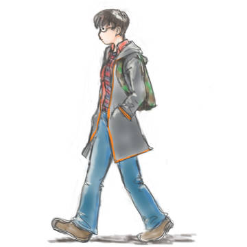 休日散歩中