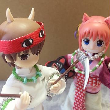 小鬼総悟と猫又神楽