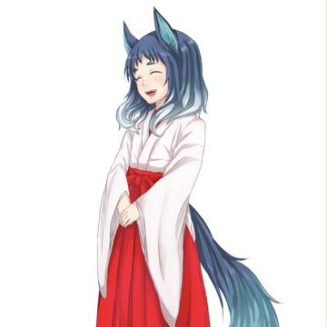 巫女服イチゴウちゃん