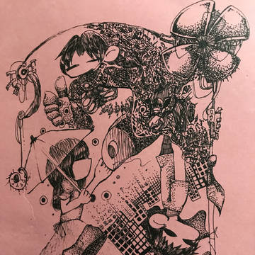 ファイルの裏に描いたやつ