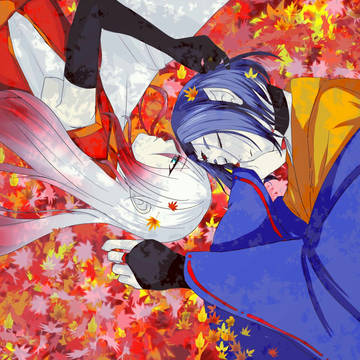 月夜に咲く桜華～紅葉と君と～