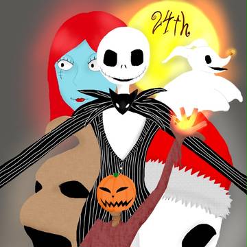 NBC24th&ハロウィン絵