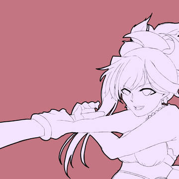 下描き