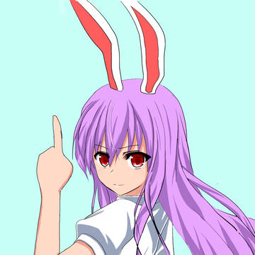 鈴仙です。(4か月前に描いた絵です)