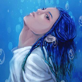 In the sea