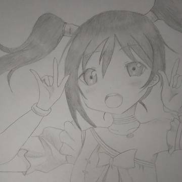(模写)ラブライブ  矢澤にこ  シャーペン
