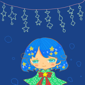 星の女の子