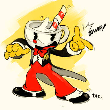 Cuphead drawings