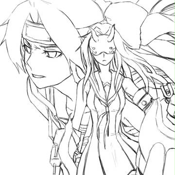 練習絵下書き
