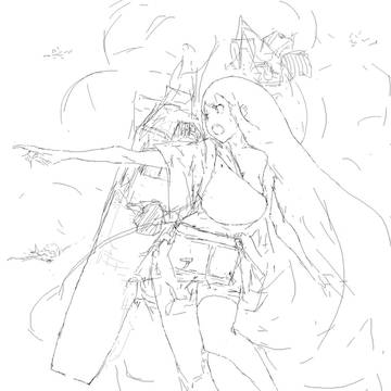 【過去絵】未完成＿1942年6月5日午前7時27分（仮）