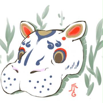河馬面