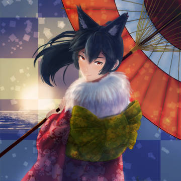 イラスト年賀状2018