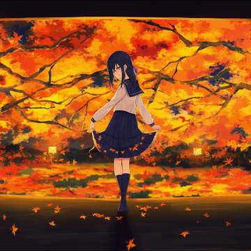 紅葉の庭
