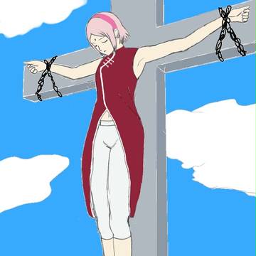 Sakura crucified