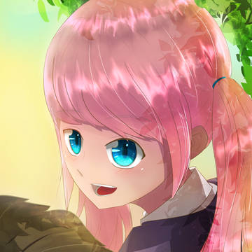 Pink twintail
