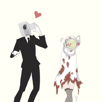 カメラ男とライトウーマン