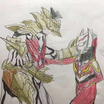 ウルトラマンオーブvsベリアル融合獣2