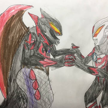 ウルトラマンオーブvsベリアル融合獣4