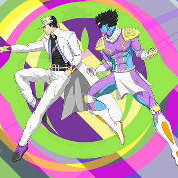 Jotaro & Star Platinum Wallpaper