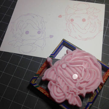 消しゴムはんこ　天使KENN(・∀・)