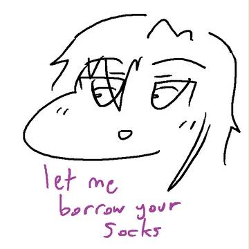 let me borrow your socks