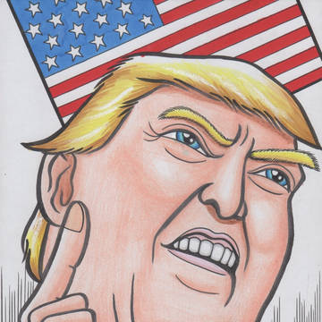 【似顔絵】ドナルド・トランプ