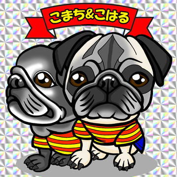 【似顔絵】ビックリマン風似顔絵