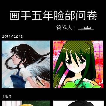 画手五年脸部画风问卷