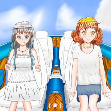 Kumiko & Reina  自動車の原型 ：ロールス・ロイス