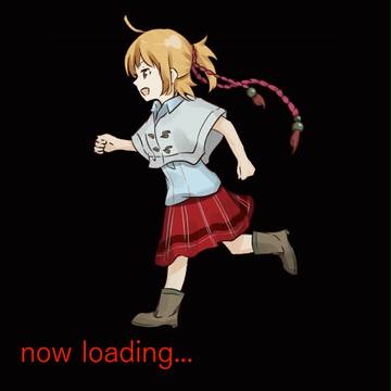 ただうちの娘が走ってるだけ。
