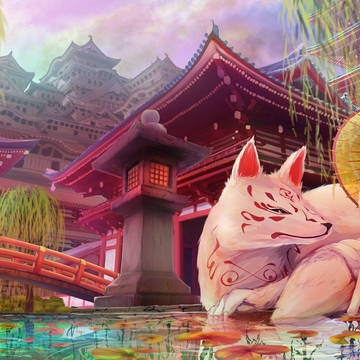 式神と散歩