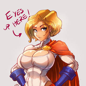 Eyes up here