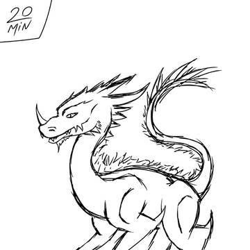 Dino/Dragon Sketch