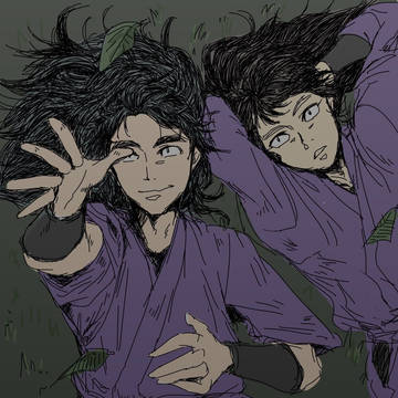 月が親指で隠れるやつ