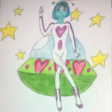 Alien Girl - for a contest