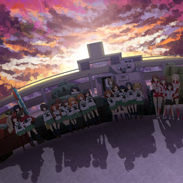 カードイラスト"大洗女子学園"