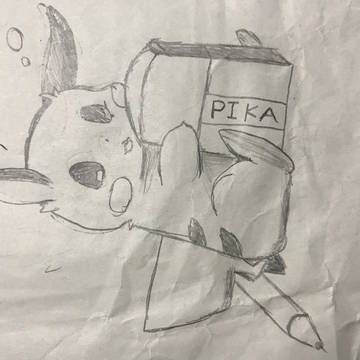 ピカチュウ見て写してみた