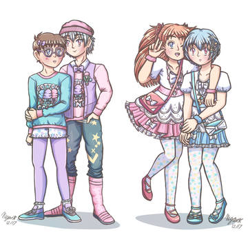 some pastel kids