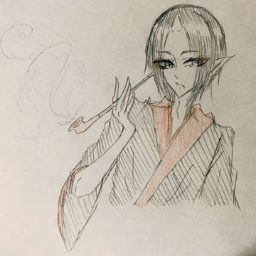 鬼灯様落書き